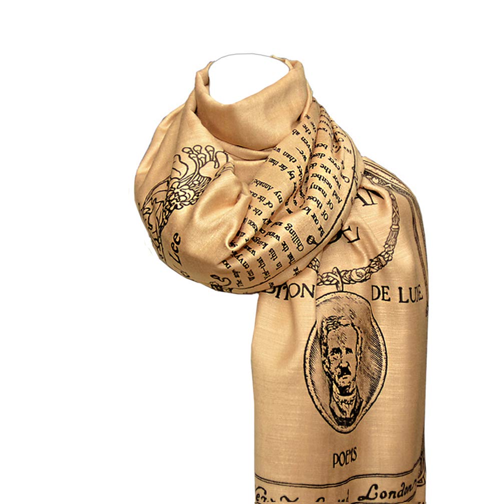 Annabel Lee by Edgar Allan Poe Shawl Scarf Wrap Annabel Lee by Edgar Allan Poe Shawl Scarf Wrap