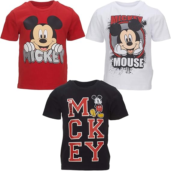 Amazon ディズニー ミッキーマウス ボーイズ Tシャツ 3枚パック Tシャツ カットソー 通販 Amazon ディズニー ミッキーマウス ボーイズ Tシャツ 3枚パック Tシャツ カットソー 通販