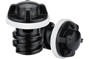 Gnellkoor Cooler Plug for YETI, 2 Pack Leak Proof Drain Replacement Plugs Compatible with YETI Tundra Roadie Tank Coolers & Other Cooler Accessories