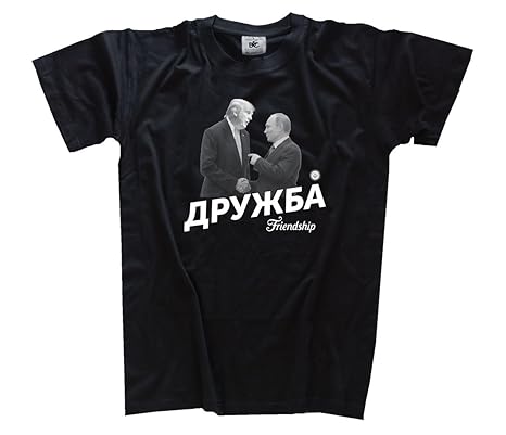 Trump and Putin Druschba Freundschaft Friendship T-Shirt S-XXXL