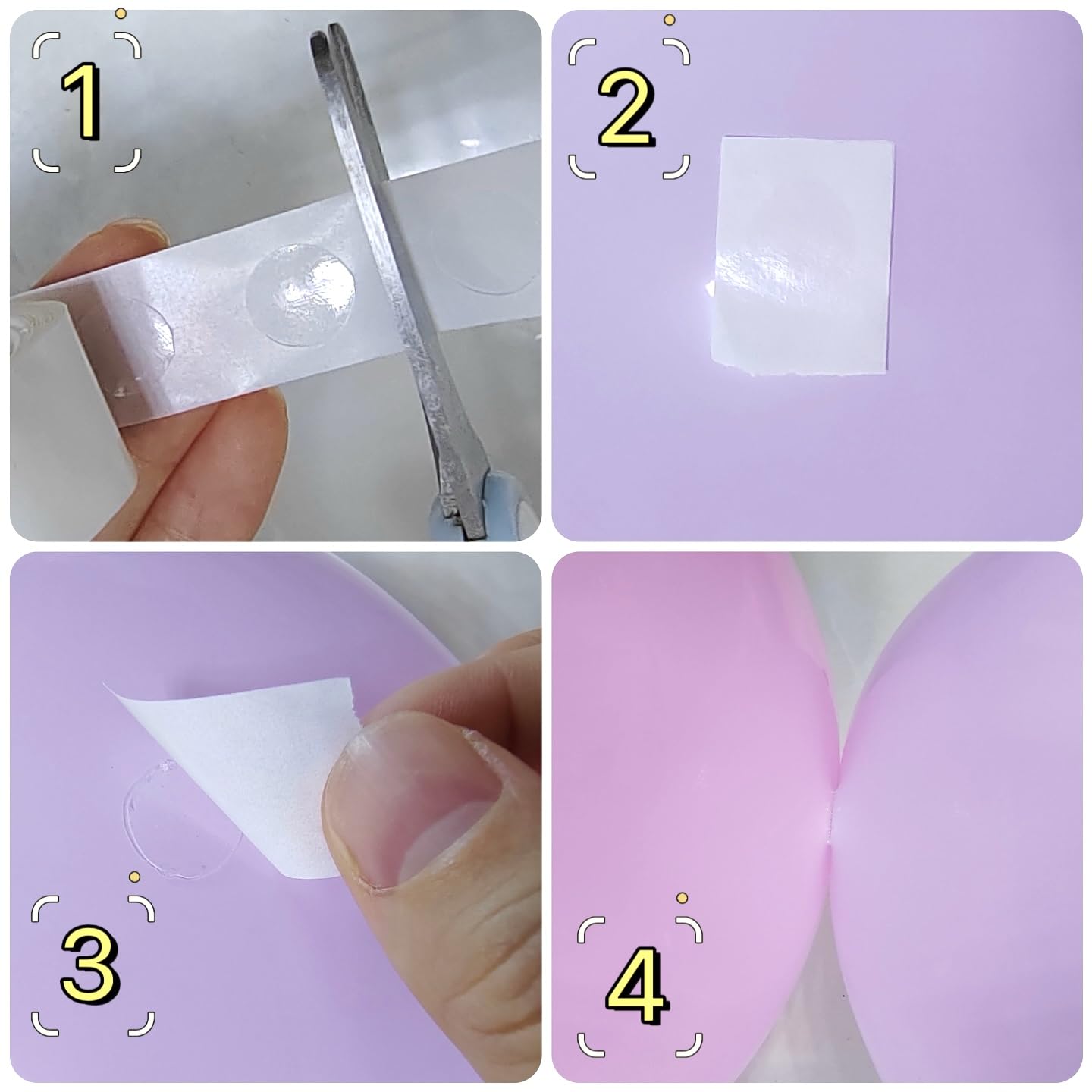 LTHYHJ 80 Balloon Clips and 100 Dots Glue Points and a Tie, Connector, for wedding, parties, etc. Arch tool