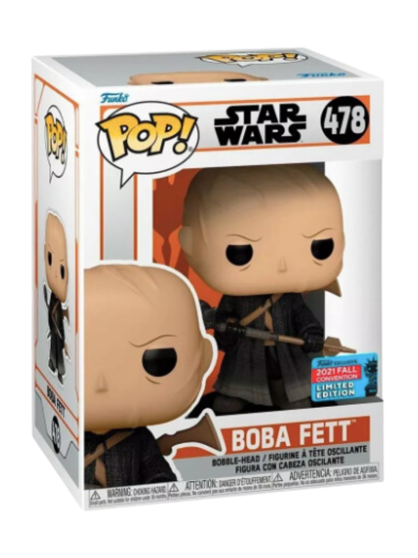 Funko Pop! Star Wars: Mandalorian - Boba Fett on Tattooine - (no Armor or Helmet) - Collectable Vinyl Figure - Gift Idea - Official Merchandise - Toys for Kids & Adults - Movies Fans