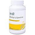 Klaire Labs Acetyl-L-Carnitine 500 mg - Hypoallergenic Acetyl L-Carnitine Supplement - Promotes Cognitive Health, Energy Production & Brain Support (90 Capsules)