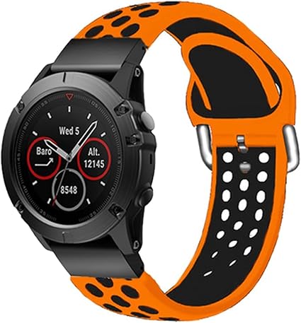 26 22mm De La Correa De Reloj De Reloj para Garmin Fenix ​​5 ...