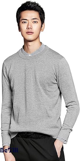 Amazon Best Still ニット セーター メンズ クルーネック 長袖 セーター カジュアル ビジネス 春秋冬 S114 セーター 通販