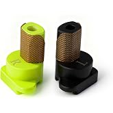 NEWISHTOOL Wrap Tool Cutting Spacer for Film Cut 1 Pair Left/Right Trim Aid | Hand Guide Trimming Edge Freehand Cutting Tool, 2mm/7mm Two Distance Cuts, Built-In Blade Magnet, Scratch-Free PTFE Felt