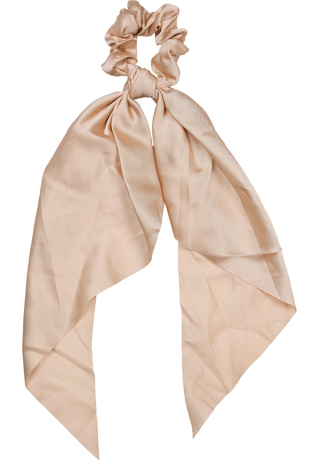 styleBREAKER ladies hair tie unicoloured with bow in retro style, elastic, scrunchie, braid, hair band 04027040, Colour:Beige