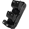 SWITCHDOCTOR Window Master Switch for 2010-2012 Ford Fusion and 2010-2011 Mercury Milan, 2012 Lincoln MKZ (9E5Z-14529-AA)