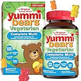 Yummi Bears Vegetarian Multi-Vitamin & Mineral for Kids, 90 Gummy Bears