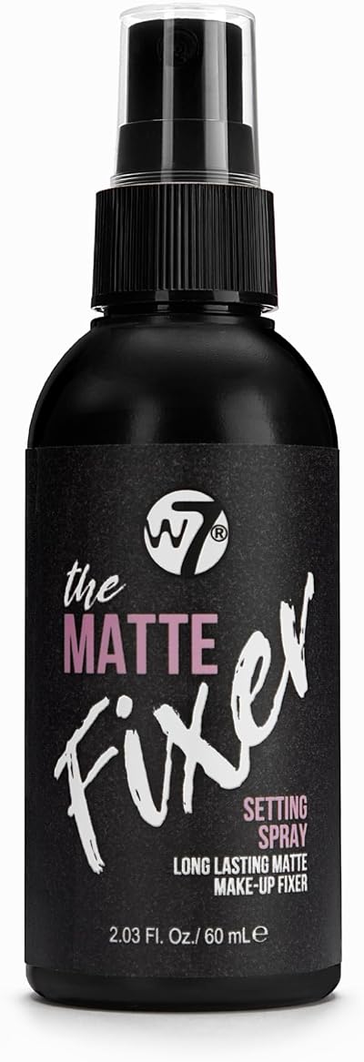W7 The Fixer Makeup Setting Spray Matte Finish Long-Lasting Cruelty Free Vegan