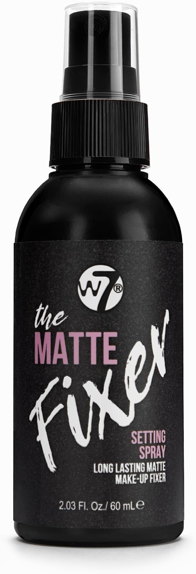 W7 The Fixer Makeup Setting Spray Matte Finish Long-Lasting Cruelty Free Vegan