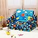 MallBest Kids Sofas Children's Sofa Bed Baby's Upholstered Couch Sleepover Chair Flipout Open Recliner（Blue/Jungle）