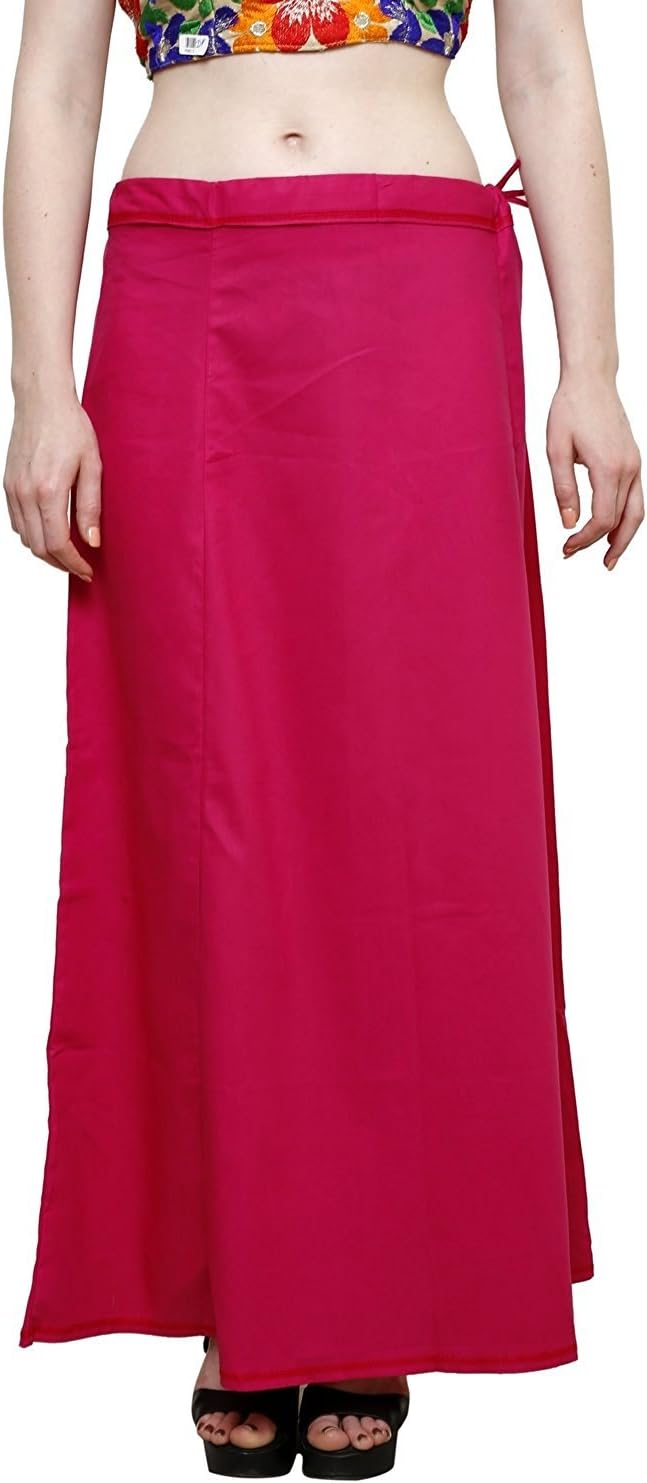 CRAFTSTRIBE Women Cotton Saree Petticoat Inskirt Underskirt Skirt Sari Wrap Skirt