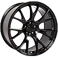 Partsynergy Replacement For 20" Rim fits 2006-2023 Dodge Charger Hellcat Style Satin Black 20x10 Wheel