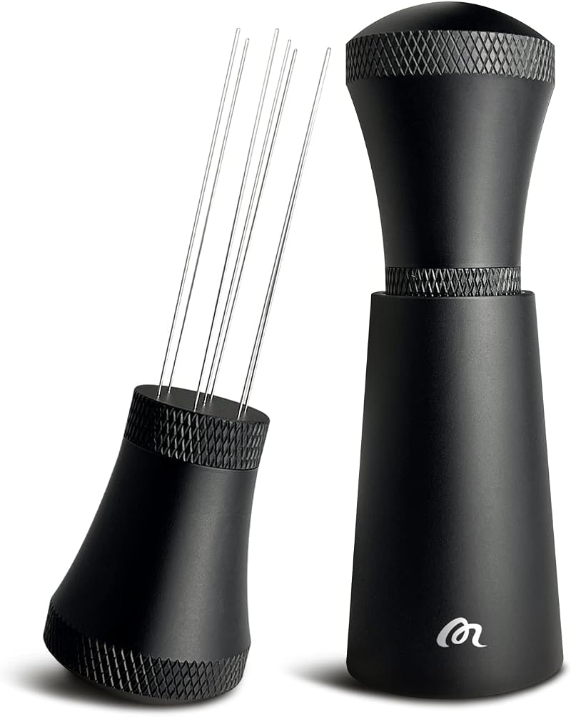 MICXNIC WDT Tool Espresso Aluminum 0.3mm 7+3 Needles with Stand Black