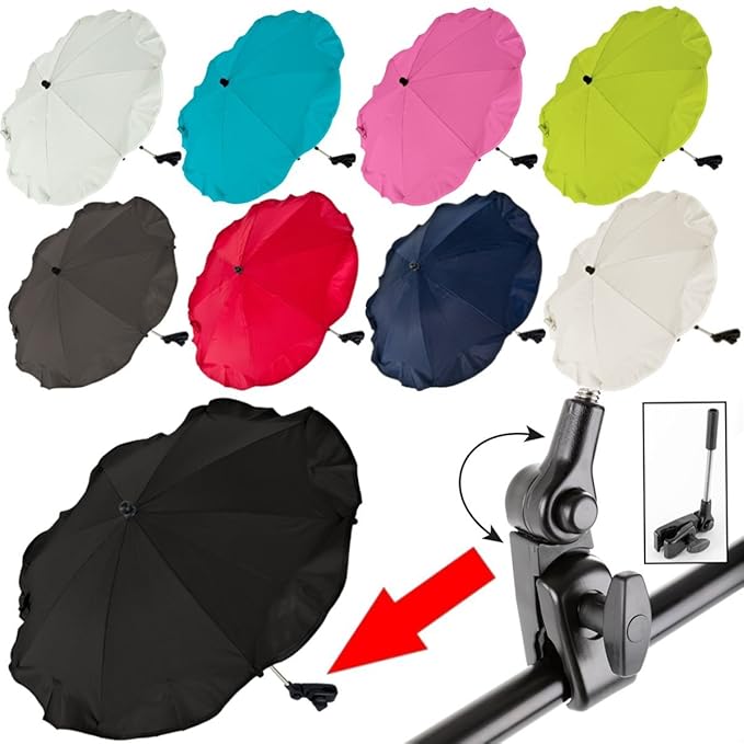 grey universal pram parasol