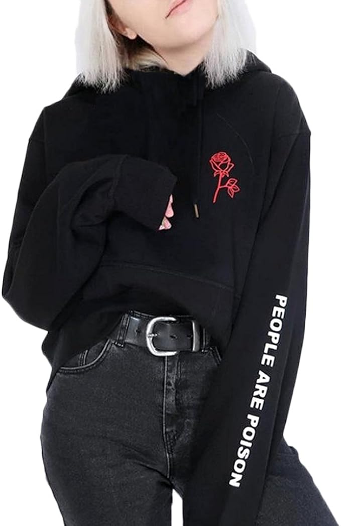 sudaderas negras de mujer