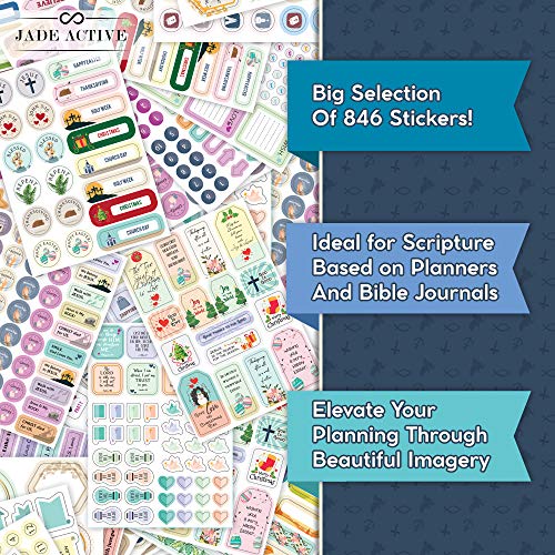 Christian Journaling Stickers, Faith Stickers for Journals and Planners