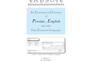An Etymological Dictionary of Persian, English and other Indo-European Languages: Index of Words in Different Languages