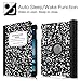 NIRVASENSE iPad Mini 1/2/3 Case - Multiple Angles Stand Case with Smart Cover Auto Sleep/Wake Feature for Apple iPad Mini 1 / iPad Mini 2 / iPad Mini 3, Composition Book Black