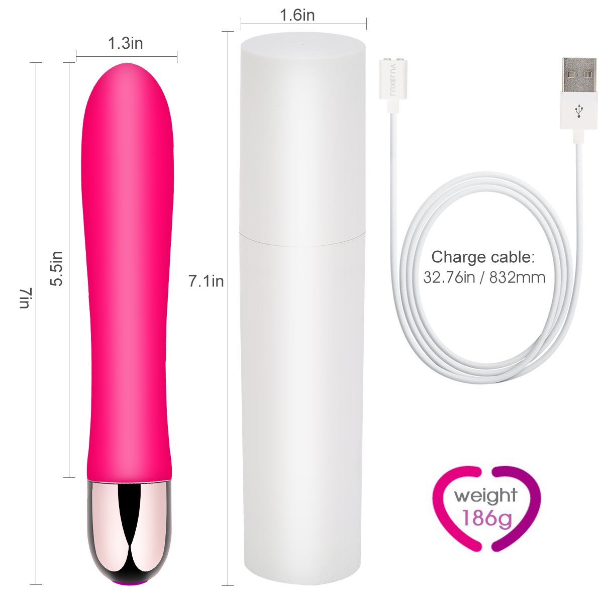 Small Vibrator for Women Rechargeable Dildo Viberate Adult Toys Multi Patterns Vibrations personal Sex Toys - red