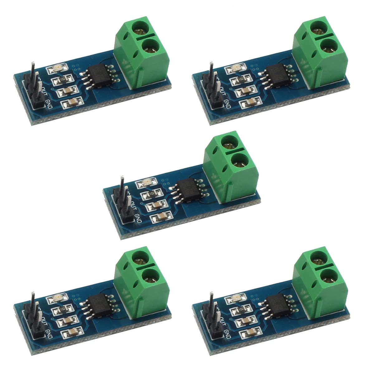 Youmile 5 Pack 20A range ACS712 current sensor module Detector