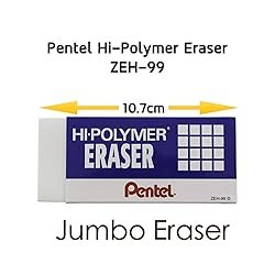 Pentel Hi-Polymer Block Eraser, Super XL