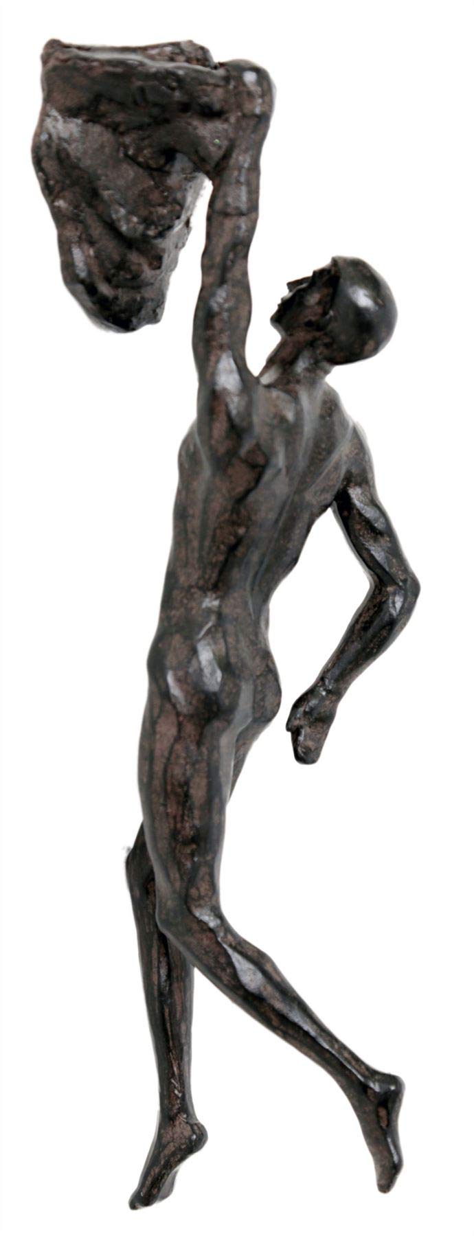 Carousel Home and Gifts Stunning Resin Sculpture Rock Climbing Man Wall Art ~ Hanging Decoration Straight Legs