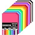 300 Sheets Colored Paper, 8.5 X 11 Colored Printer Paper Lightweight Construction Paper Double Sided Origami Paper for Crafts & Art, 20 Assorted Colors ( 70gsm/19lb)