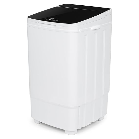 oneConcept Ecowash Deluxe 9 Washing Machine, 2 wash Cycles, Pratical