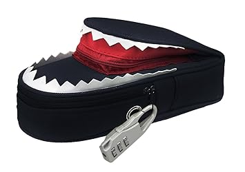 Amazon 筆箱 女の子 男の子 かわいい 大容量 ペンケース サメ 二重口