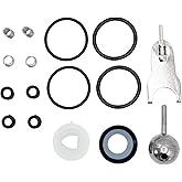 PLBDA01 EvertechPRO fits Delta Faucet Repair Kit Stainless Steel Ball, Tooling Replacement Cam, 4 Pcs O-Rings, Seal Kits, Spr
