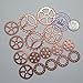 130G Steampunk Gear Cog Wheel Skeleton Clock Watch Pendant Charms by N'joy 4.8 oz, 70PCS-Red Copper?