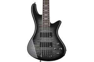 Schecter Stiletto Extreme 5 Bass Guitar - See-Thru Black