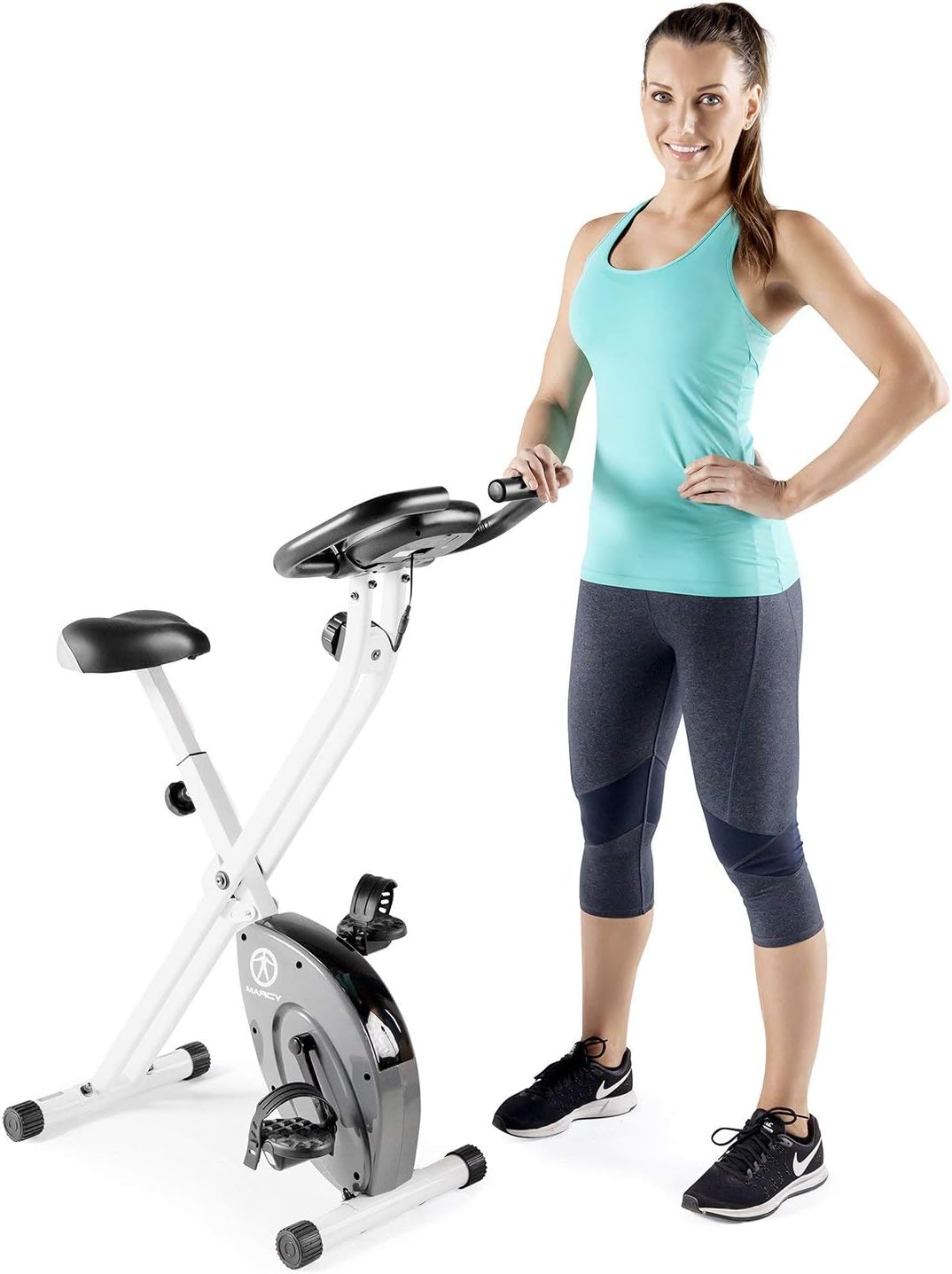 marcy foldable exercise bike review