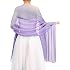Elegante Stola Damen Stola Schal Aus Chiffon Für Brautkleid & Abendkleid – Elegantes Accessoire Von Lafairy Chiffon Stola Brautschal