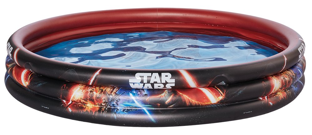Happy People 16344 Star Wars 3 Ring Ja Pool, Black