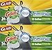 Glad Trash Bags, Tall Kitchen Drawstring Garbage Bags ForceFlexPlus 13 Gallon White Trash Bag, Gain Original with Febreze Freshness34 Count Each (Pack of 2) (Package May Vary)