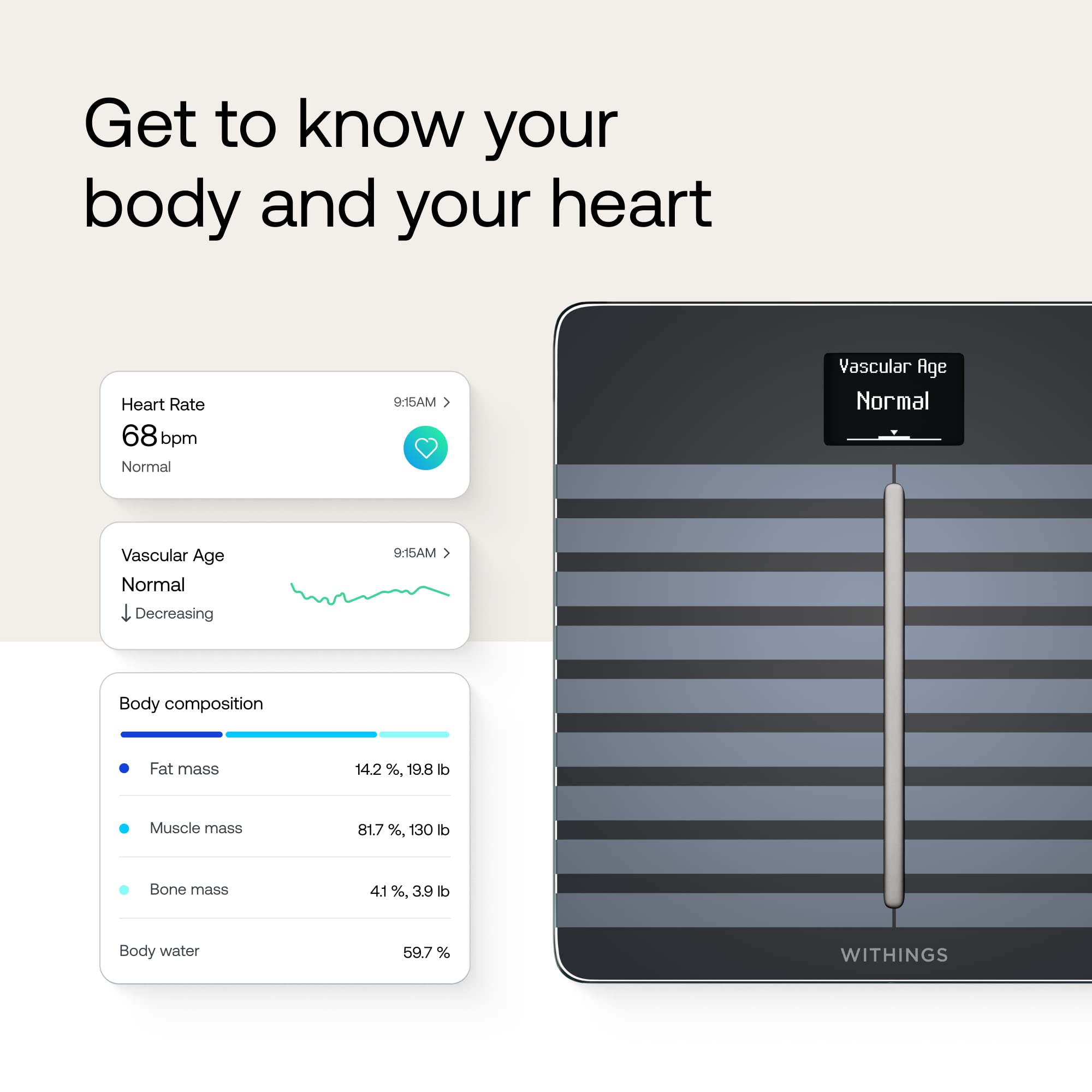 Cardio Scale Mua Withings/Nokia Body Cardio – Heart Health & Body Composition ...