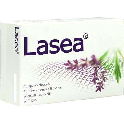 Lasea 14 Liquid Capsules 80mg Lavender Oil Silexan for Relaxation Stress Relief, Sleeping Disorders, Anxiety, Inner Unrest Anxious Moods