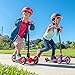 Yvolution Glider Deluxe Adjustable 3-Wheeled Scooter Youth Age 3 to 8, Pink