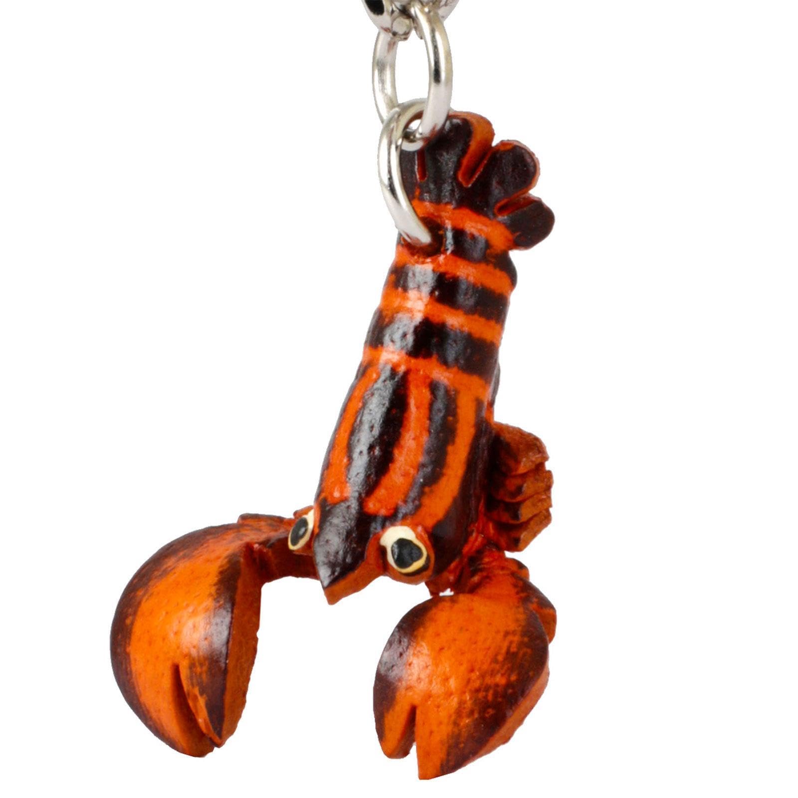 MONKIMAU Leather Keyring Lobster