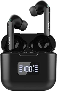 Cirtek True Wireless Earbuds with 4 Microphones Active Noise Cancelling Headphone Bluetooth 5.0 Stereo in-Ear Earphone Deep Bass Waterproof 35H Playtime for iPhone Android Phone Ear Buds