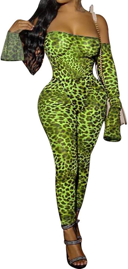 leopard one piece jumpsuit