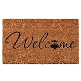 Calloway Mills 121481729 Barn Owl Welcome Doormat, 17
