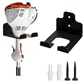 JNIHEEP Garage Organizer Trimmer Rack, Garden Power Tool Hanger Weed Whackers Holder Wall Mounted for Grass Trimmer, Hedge Trimmer, Garage Trimmer, Garden Tools,1 Pack