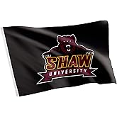 Desert Cactus Shaw University SU Flag - 3 x 5 Feet Bears Banner, Indoor/Outdoor Durable Fabric, 100% Polyester Design (Style 2a)