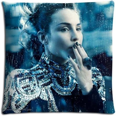 Machine Washable Zippered Rooney Mara Car Pillow Shell Case Polyester &amp; Cotton Generously 16x16 inch 40x40 cm