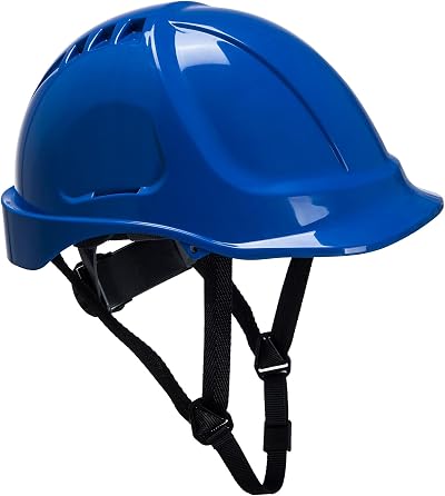 Portwest PS54 Endurance Plus Safety Hard Hat Unvented ABS Shell 1000Vac Blue