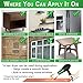 Craftopia adhesive craft white wood grain vinyl contact paper roll for kitchen bathroom countertop cabinets furniture walls, waterproof peel and stick